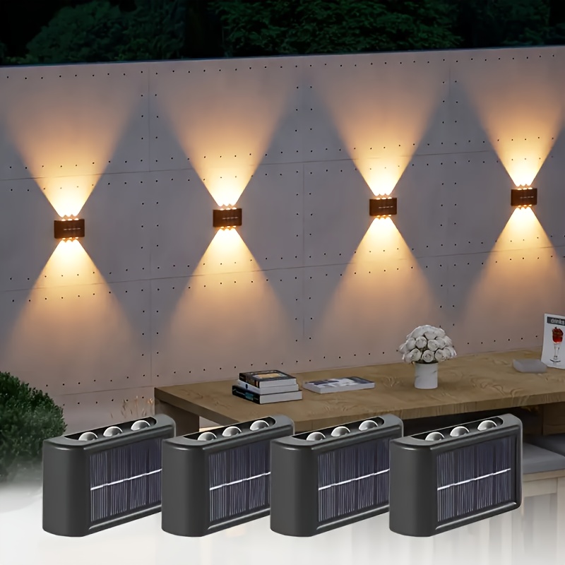 Led Lighting Decor - مصباح جداري شمسي LED خارجي مقاوم