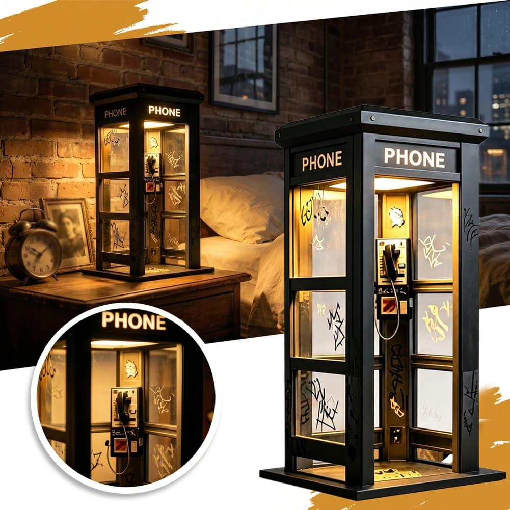 Led Lighting Decor - مصباح طاولة على شكل كشك هاتف