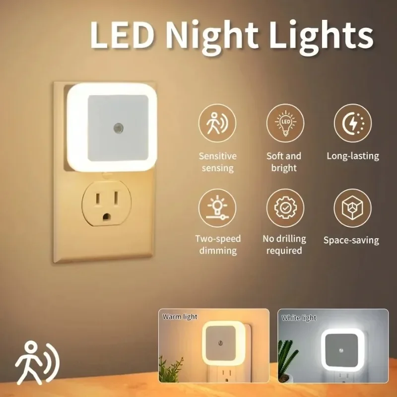 Decor Lighting Uk - 1/6 قطعة LED اللاسلكية ضوء الليل