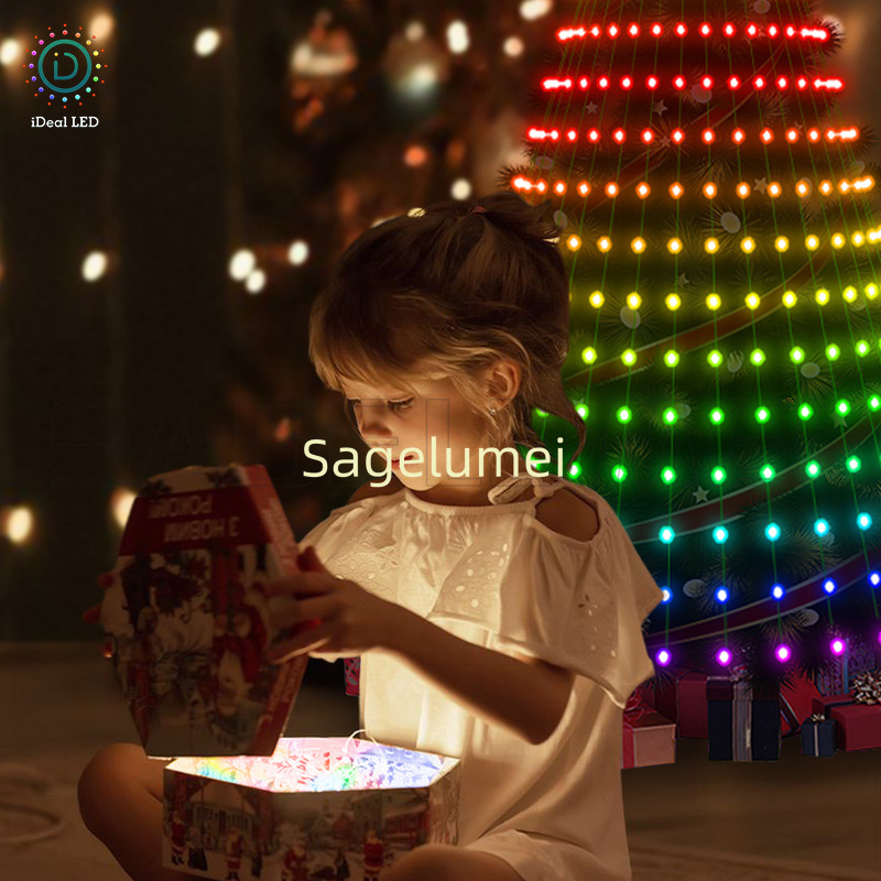 Decor Lighting Uk - RGBIC 400 المصابيح أضواء عيد الميلاد