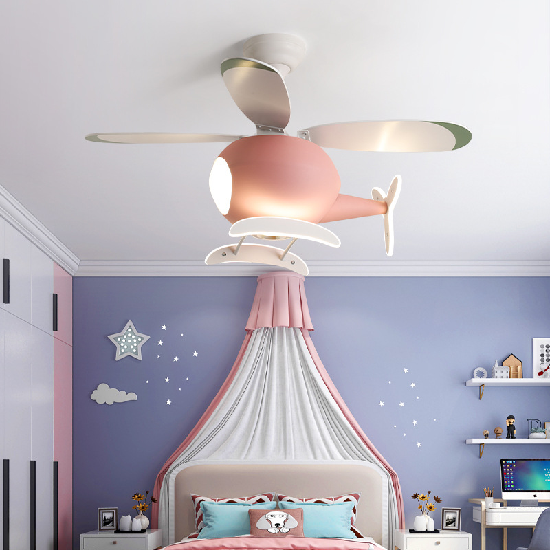 Led Lighting Decor - مصباح سقف LED بتصميم طائرة كرتونية