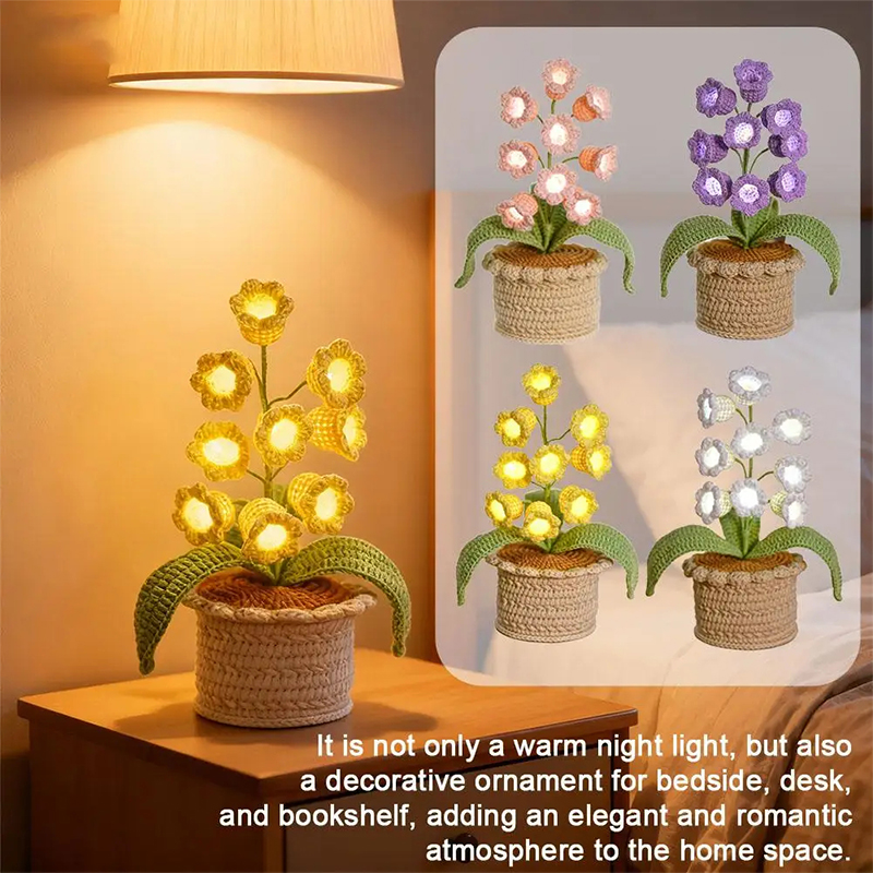 9 زهور زنبق الوادي المضيئة في  - مراجعة Lighting Home Decor Products وسعره