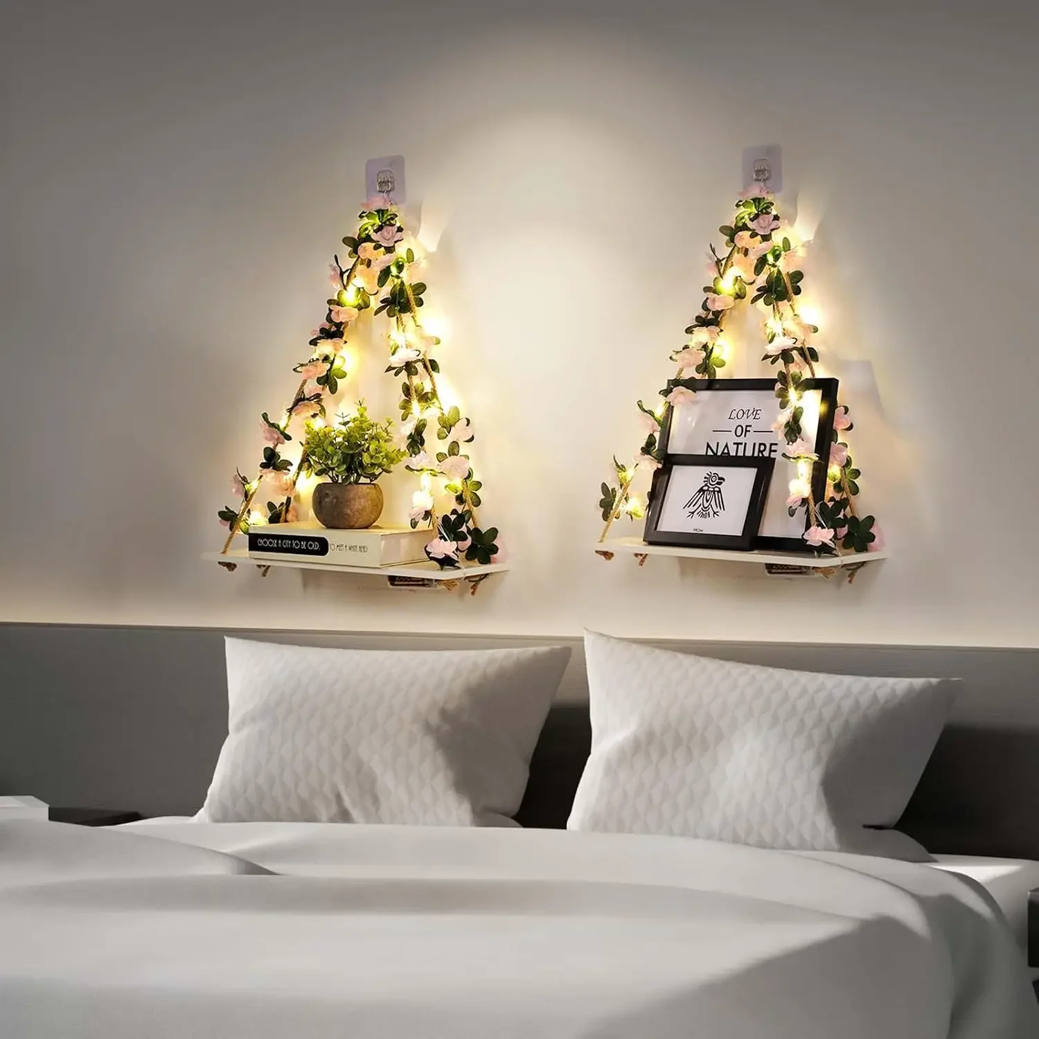 إطار جداري معلق بدون حفر، رف ج - مراجعة Lighting Decor For Living Room وسعره