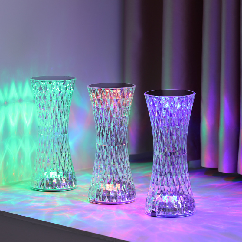 مصابيح طاولة جانبية كريستالية، - مراجعة Led Lighting Decor وسعره