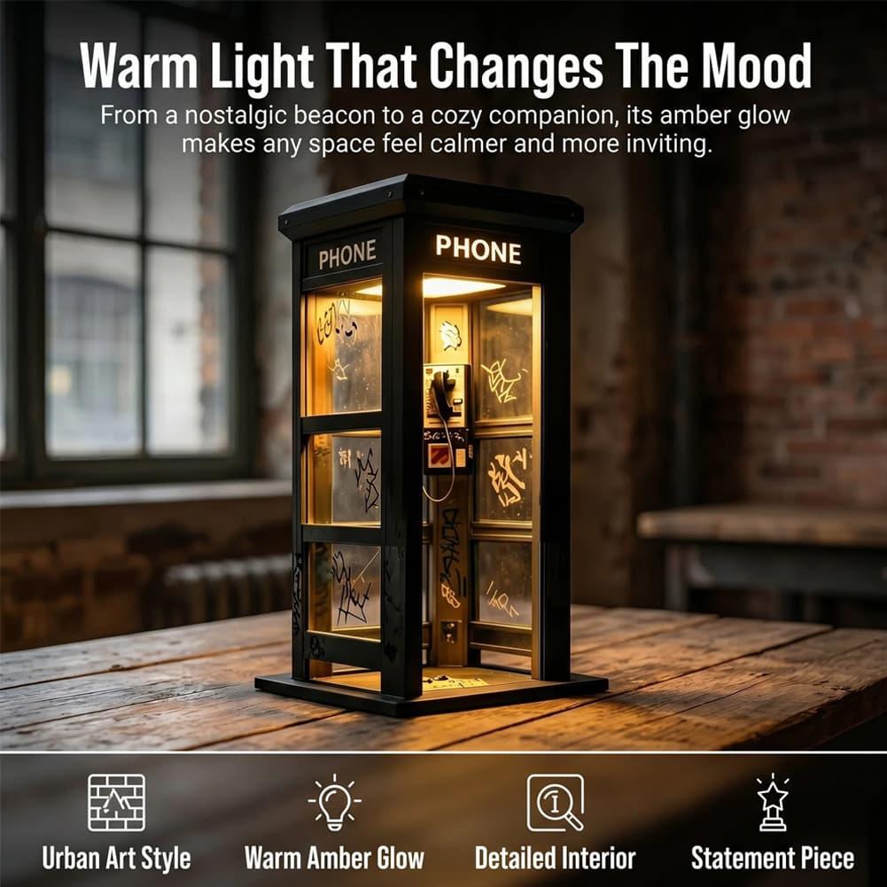 مصباح طاولة على شكل كشك هاتف ل - مراجعة Led Lighting Decor وسعره