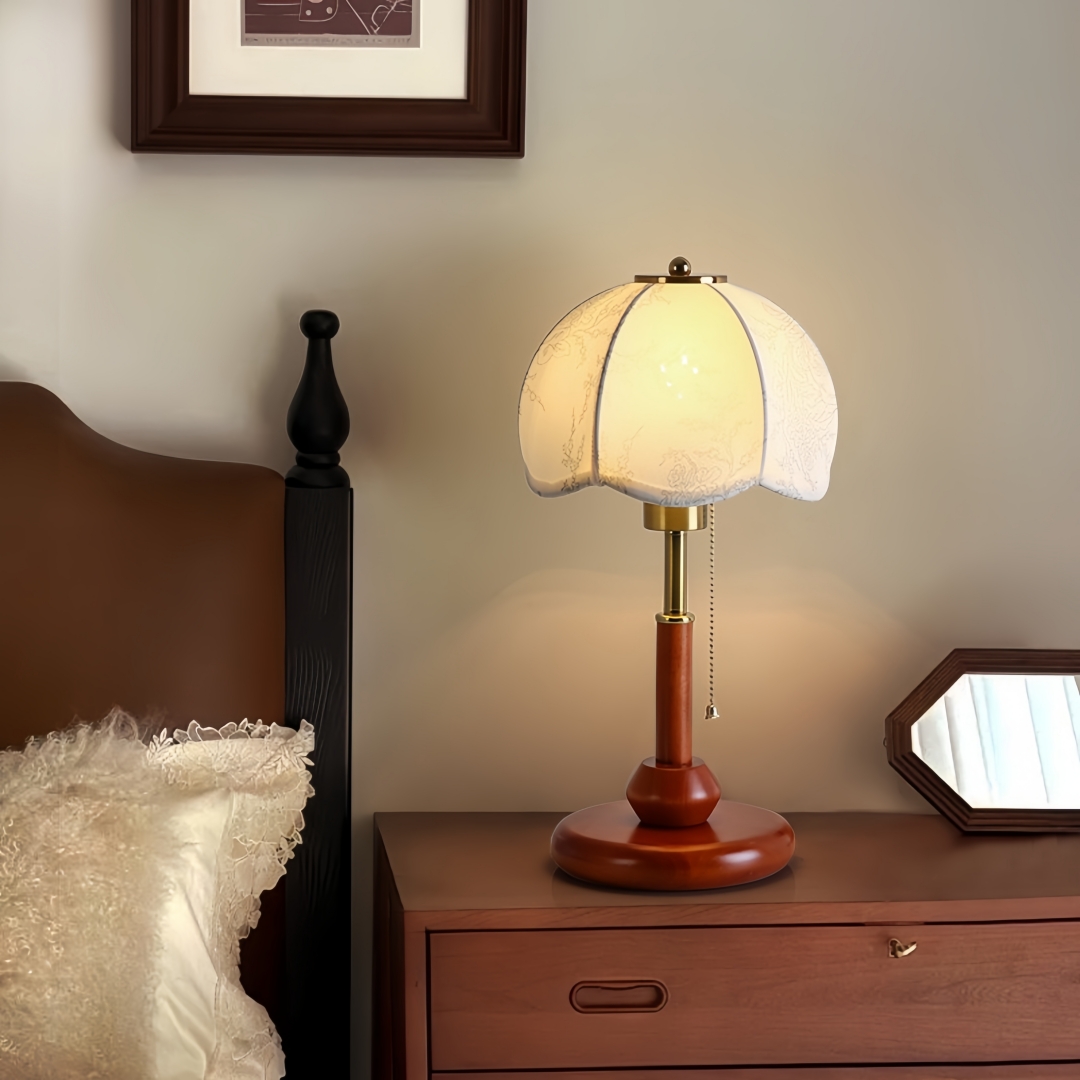 مصباح طاولة قبة مزخرفة بتصميم  - مراجعة Led Lighting Decor وسعره