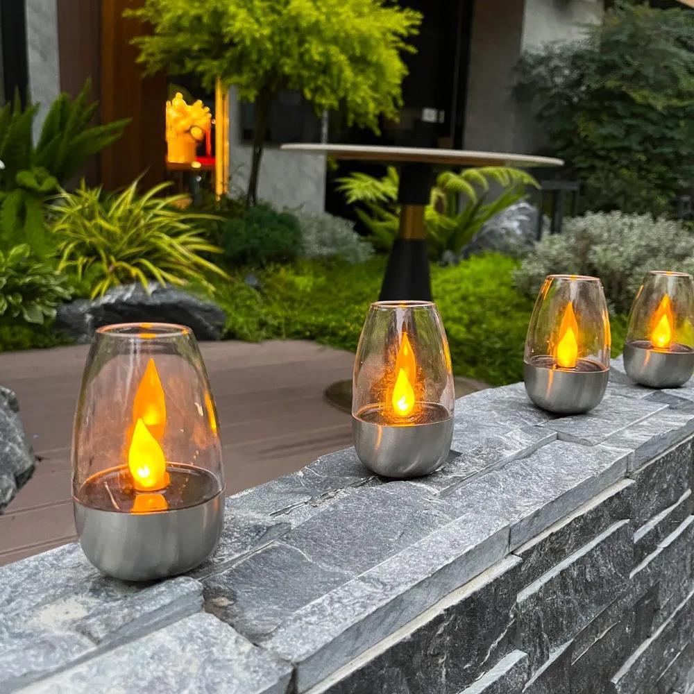 شموع LED تعمل بالطاقة الشمسية  - مراجعة Lighting Decor For Living Room وسعره