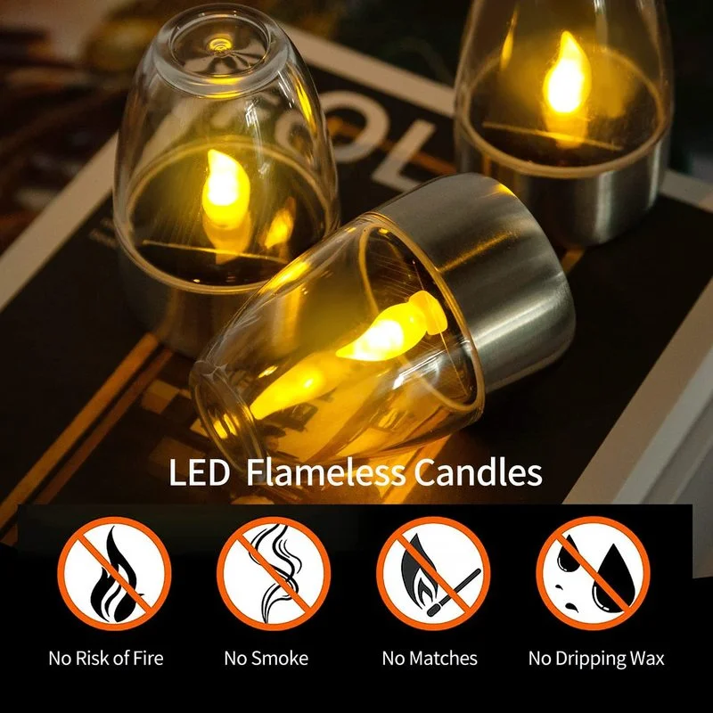 شموع LED تعمل بالطاقة الشمسية  - مراجعة Lighting Decor For Living Room وسعره