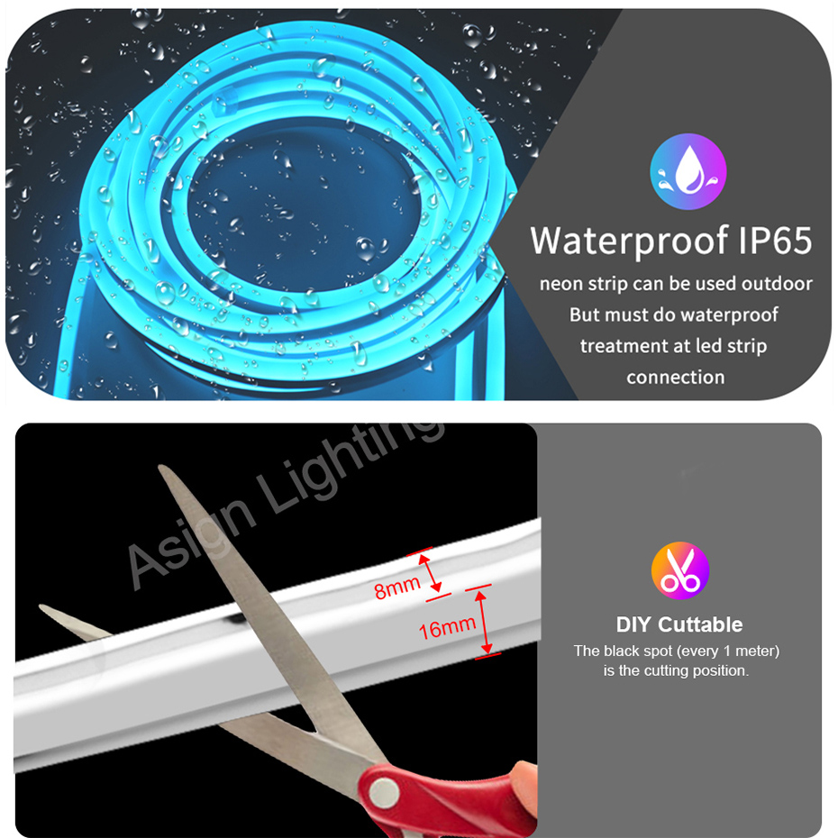 شريط إضاءة LED نيون RGB مقاوم  - مراجعة Decor Lighting Uk وسعره