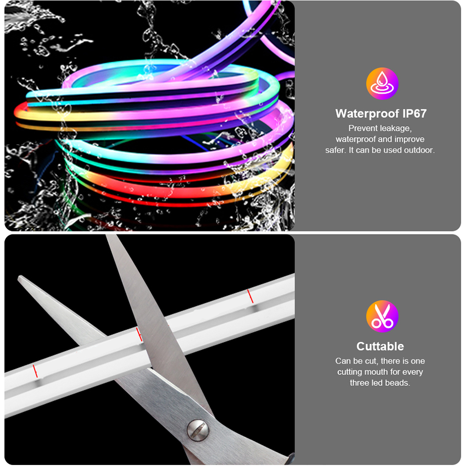 12 فولت RGBIC Led شريط النيون  - مراجعة Decor Lighting Uk وسعره