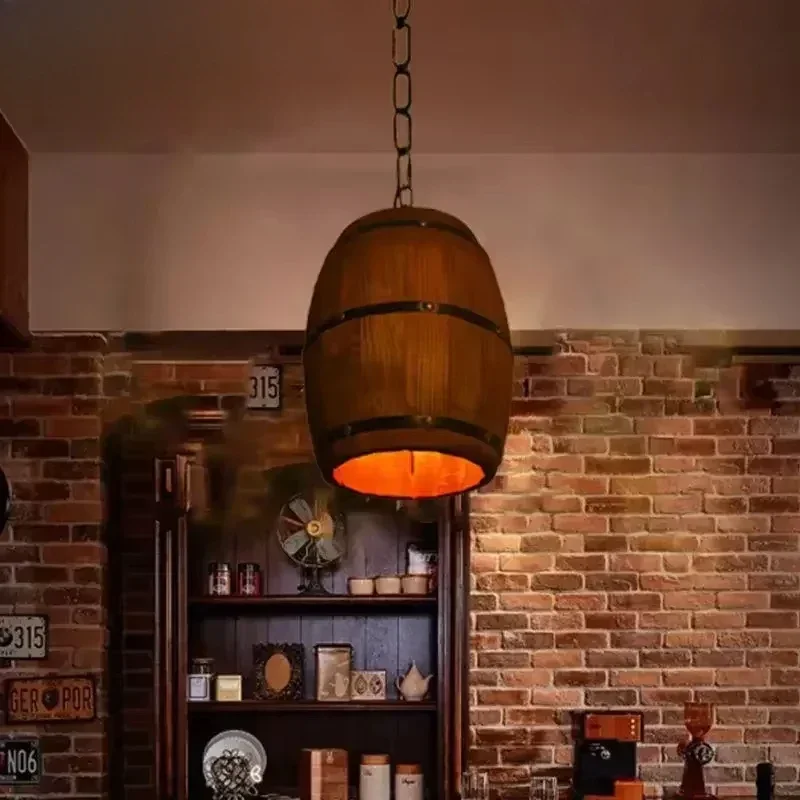 مصباح ريفي عتيق، ثريا خشبية مع - مراجعة Lighting Decor For Living Room وسعره