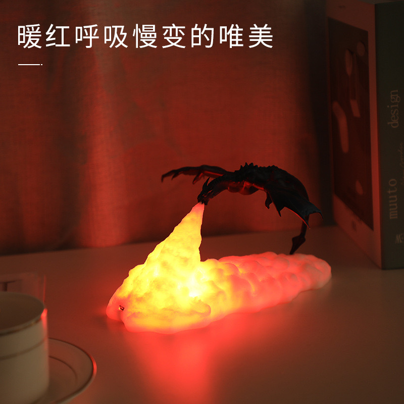 أضواء صاروخية مطبوعة ثلاثية ال - مراجعة Lighting Home Decor Products وسعره